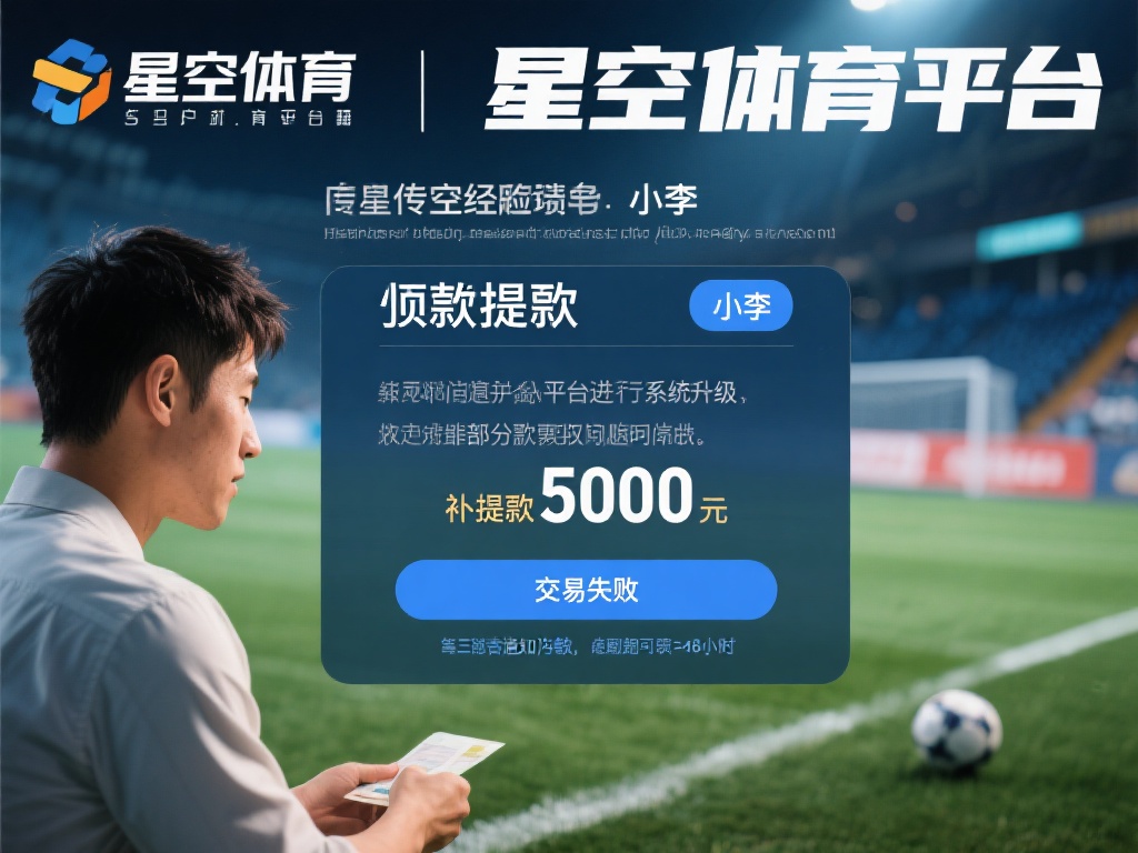 星空体育提款失败可能涉及的技术问题分析 (星空体育提款失败原因:技术问题深度分析与解决方法) 以一位用户的真实经历为例,小李在星空体育平台申请提