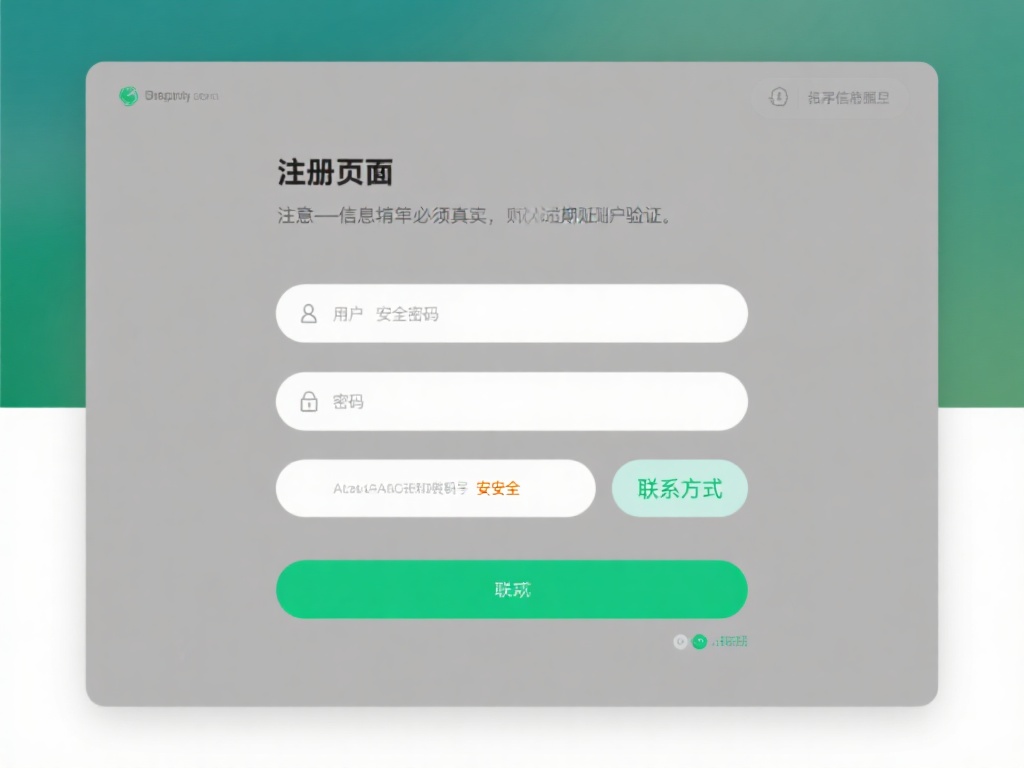 填写基本信息
在注册页面，你需要输入一些基本信息