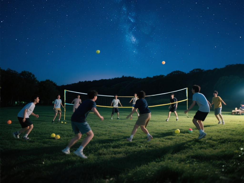 想象在一个清凉的夏夜，繁星点点，微风拂面，你和朋友